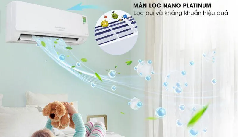 Lưới lọc Nano Platinum – Lọc sạch vi khuẩn, khử mùi hiệu quả
