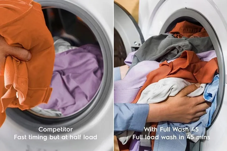 FullWash 45 - Giặt sạch cả lồng chỉ trong 45 phút