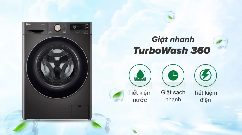 Công nghệ giặt nhanh TurboWash360™
