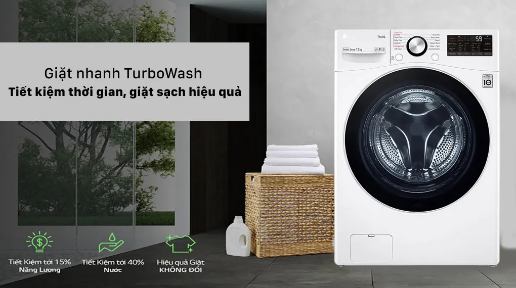 TurboWash™ – Giặt nhanh và sạch sâu