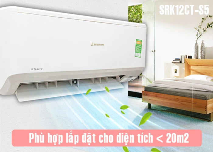 Điều Hòa Mitsubishi Heavy 12000BTU 1 Chiều SRK/SRC12CT-S5