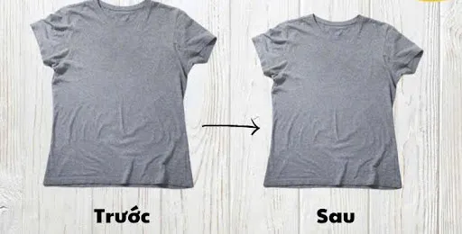 Nhiệt độ cao làm co rút sợi vải