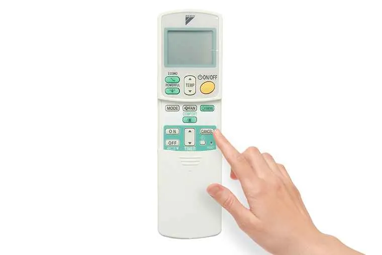 Những lỗi thường gặp khi sử dụng điều khiển điều hòa Daikin