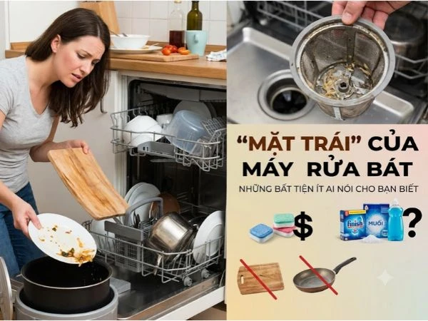 Mặt Trái Của Máy Rửa Bát: Những Bất Tiện Ít Ai Nói Cho Bạn Biết Trước Khi Mua