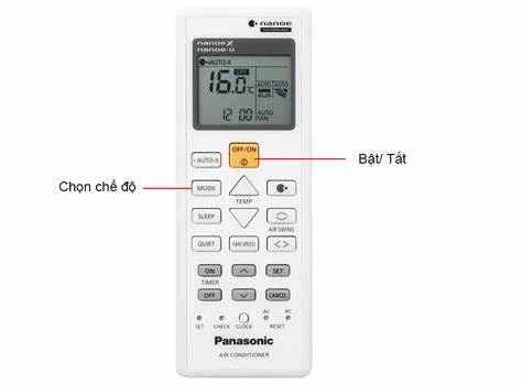 Nút nguồn điều hòa Panasonic ở đâu? Cách tắt/ mở điều hòa Panasonic