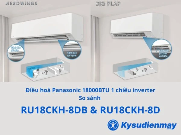 So sánh Panasonic RU18CKH-8D và RU18CKH-8DB: bản nâng cấp đáng tiền ở đâu?