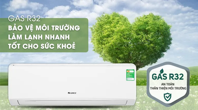 Sử dụng gas R32 – hiệu quả cao, thân thiện môi trường