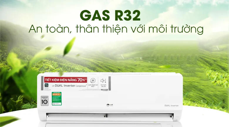 Sử dụng gas R32 – Thân thiện với môi trường