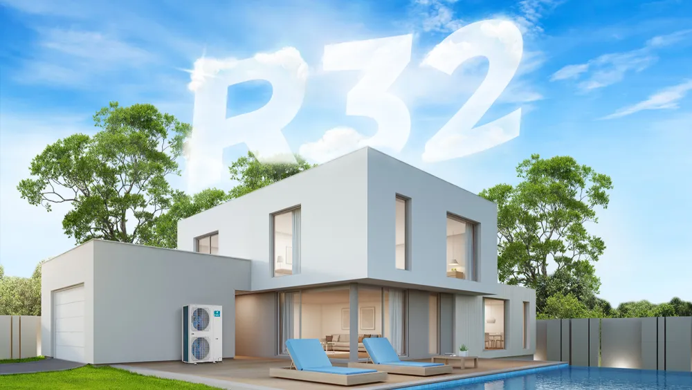 Sử dụng gas R32 hiện đại, tiết kiệm điện