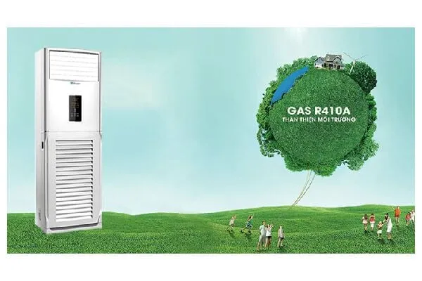 Sử dụng môi chất lạnh R410A thân thiện môi trường