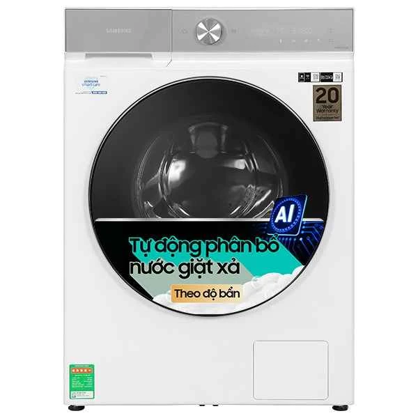 Máy giặt Bespoke AI Cửa Trước -AI Control, Trắng WW10DB7U34GWSV
