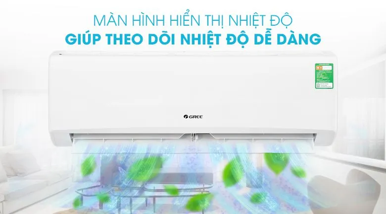 Thiết kế sang trọng, hiển thị nhiệt độ tiện lợi