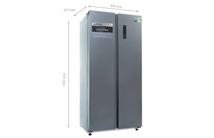 thông sỗ kỹ thuật Tủ lạnh Funiki Side by Side 430 lít HR SS8430SDG