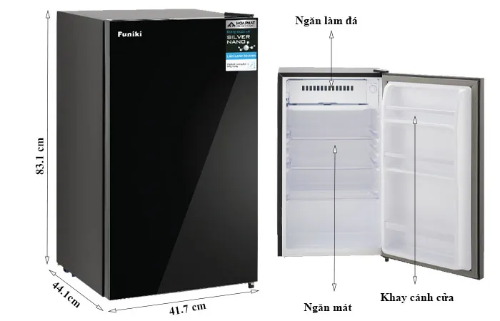 thông số kỹ thuật Tủ Lạnh Mini Funiki 90 Lít HR S690G