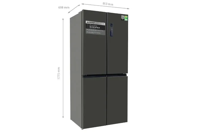 thông số kỹ thuật Tủ lạnh Funiki Multi Door 415 lít HR M8415SB