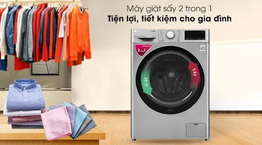 Tích hợp giặt và sấy 2 trong 1