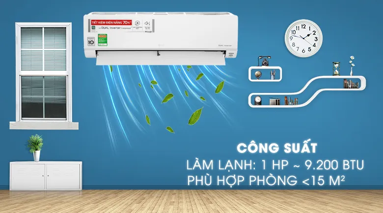 Tiết kiệm điện năng vượt trội với công nghệ Dual Inverter