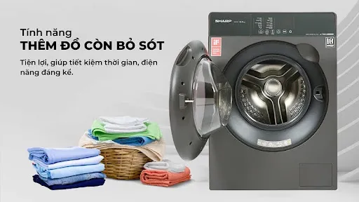 Tính năng thêm đồ khi giặt – Tiện lợi, tiết kiệm thời gian