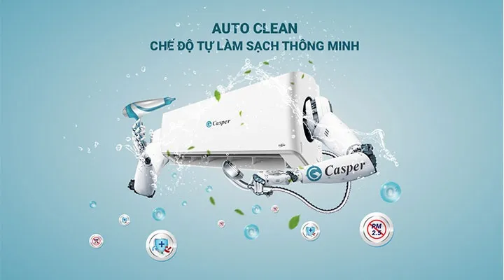Tính năng tự làm sạch thông minh Auto Clean