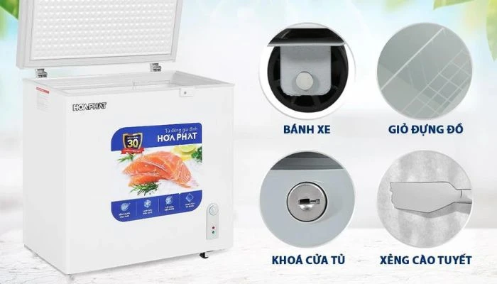 Tủ Đông Hòa Phát 162 Lít HCF 336S1N1/ HPF AN6162