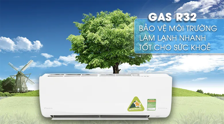 Ứng dụng môi chất lạnh R32 thân thiện với môi trường