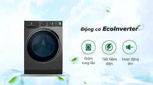 Vận hành êm, bền bỉ nhờ động cơ EcoInverter