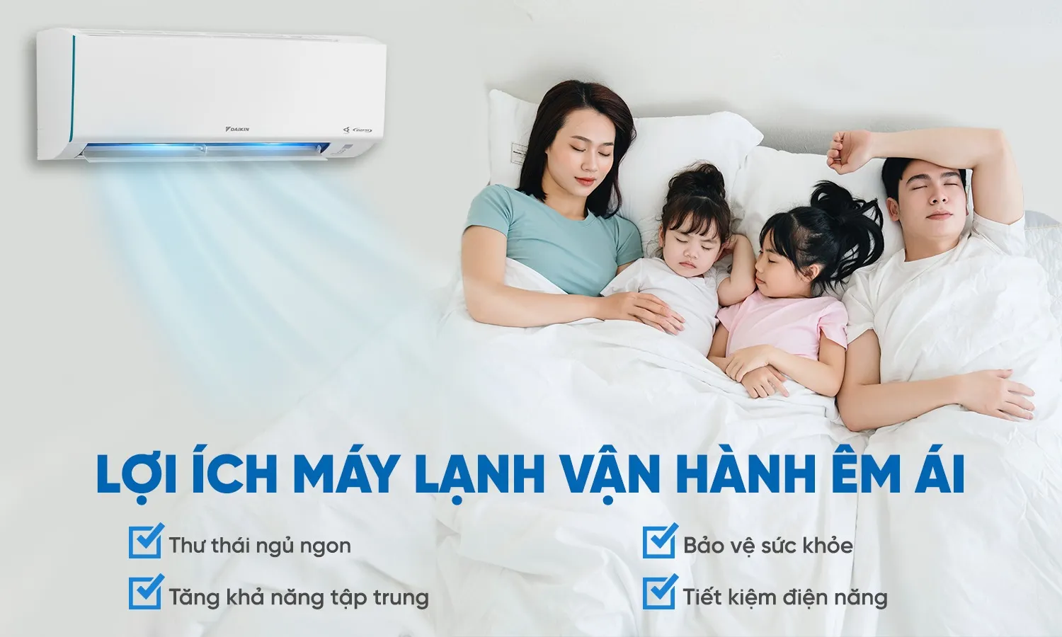Vận hành nhẹ nhàng, không gây tiếng ồn