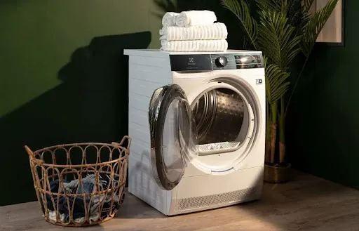 Xơ vải / lint tích tụ trong bộ lọc và lồng sấy