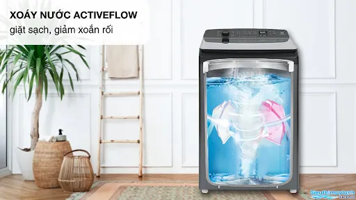 Xoáy nước ActiveFlow hạn chế rối vải