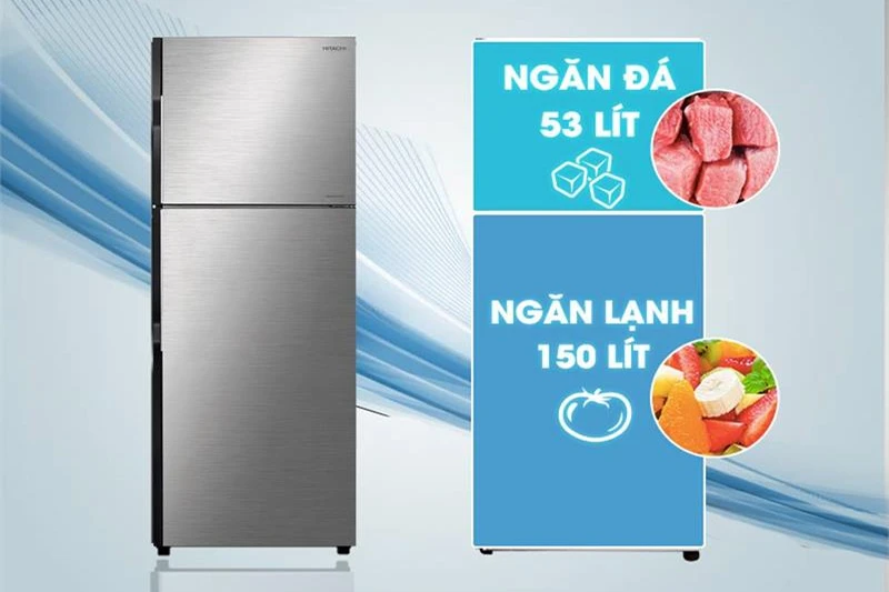 Tủ lạnh Hitachi H200PGV7(BSL) - 203L Inverter