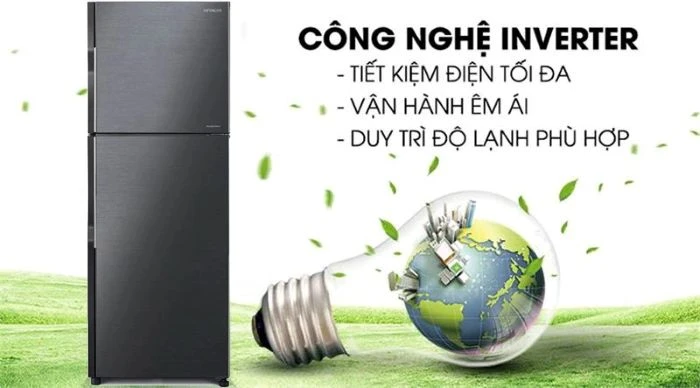 Tủ lạnh Hitachi H200PGV7(BSL) - 203L Inverter