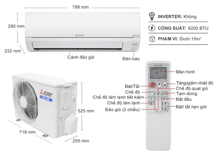 Điều Hoà Không Khí Mitsubishi Electric MS-JS60VF