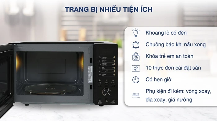 Lò vi sóng Electrolux EMG23D22B 23 lít