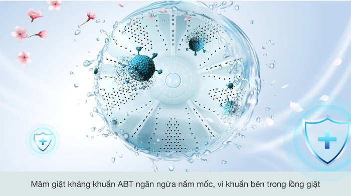 Máy Giặt Lồng Đứng Aqua 12 Kg AQW-FR120HT.BK