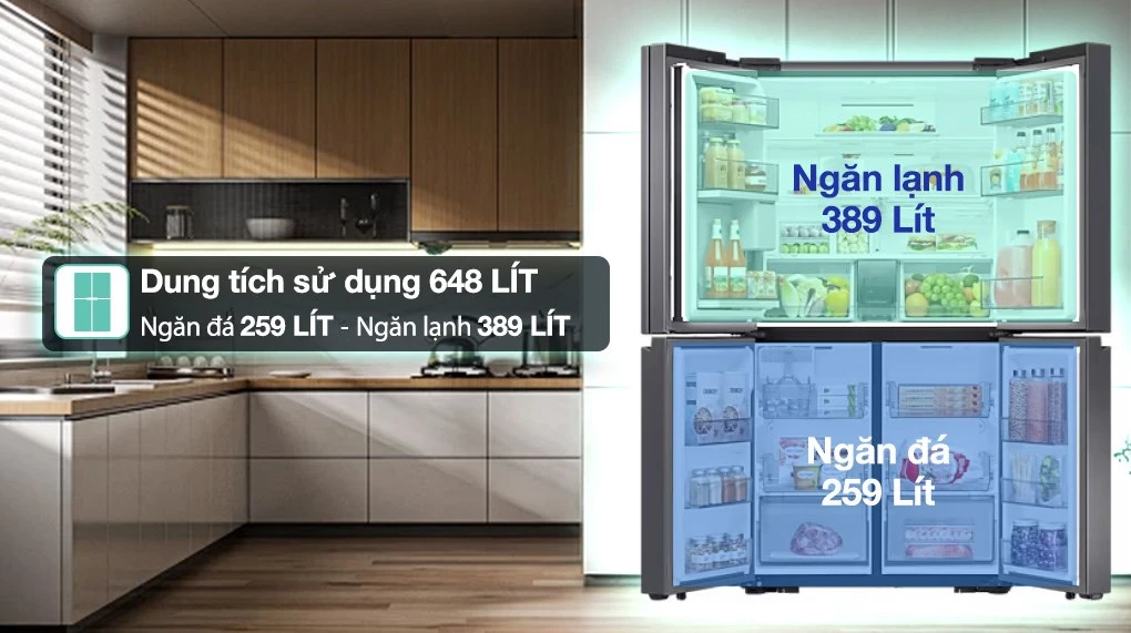 Tủ Lạnh Samsung Inverter 382 lít RT38CG6584B1SV