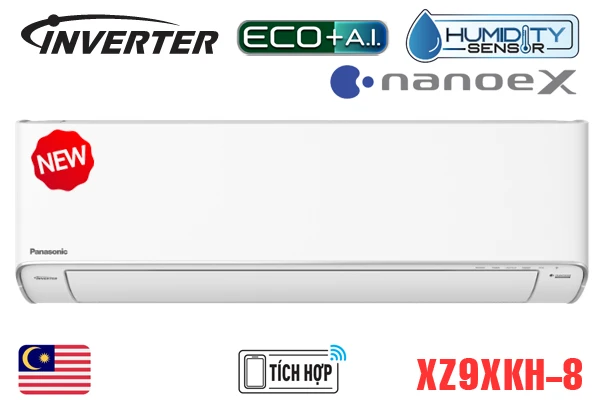 Điều Hòa Panasonic 2 Chiều Inverter 9.000BTU XZ9XKH-8