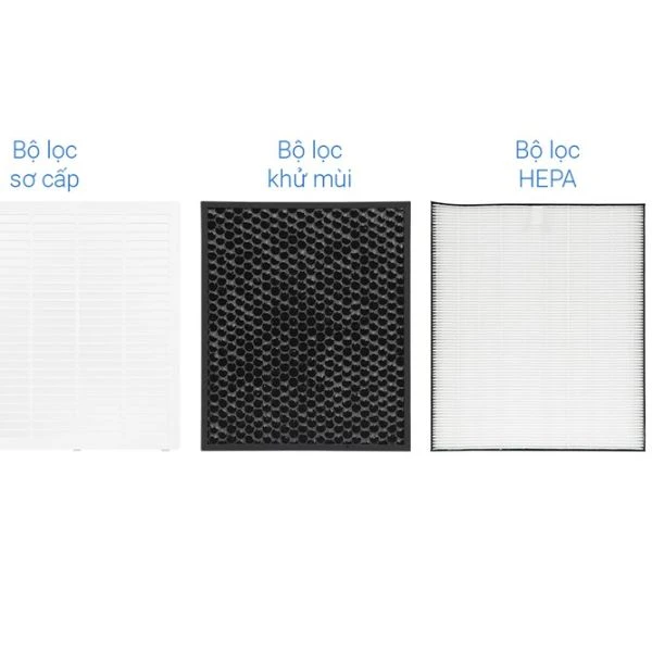 Tích hợp 3 hệ thống lọc không khí hiệu quả