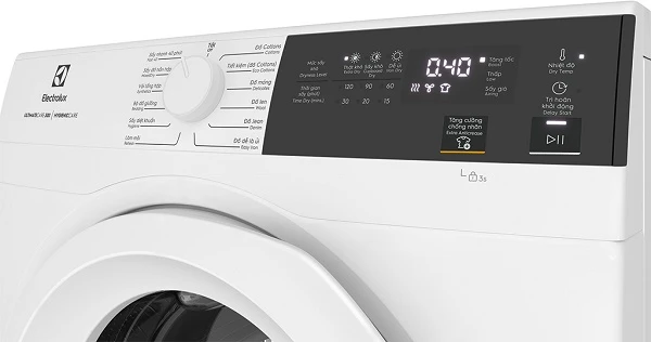 Máy Sấy Quần Áo Electrolux 9kg EDV904H3WC