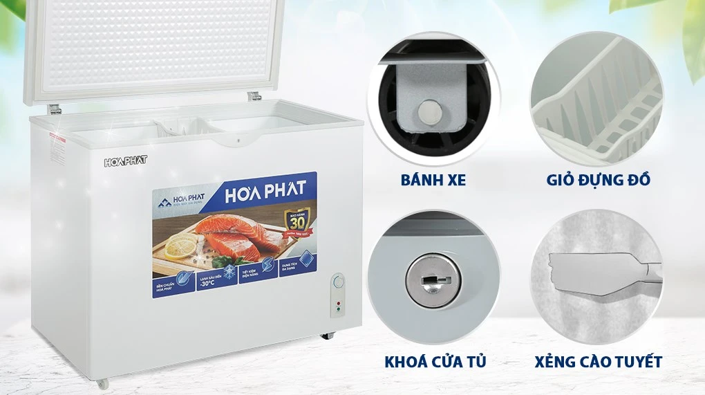 Tủ Đông Hòa Phát 252 lít HCF 516S1Đ1/ HPF AD6252