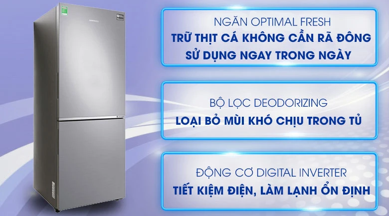 Tủ Lạnh Samsung Inverter 280 lít RB27N4010S8/SV