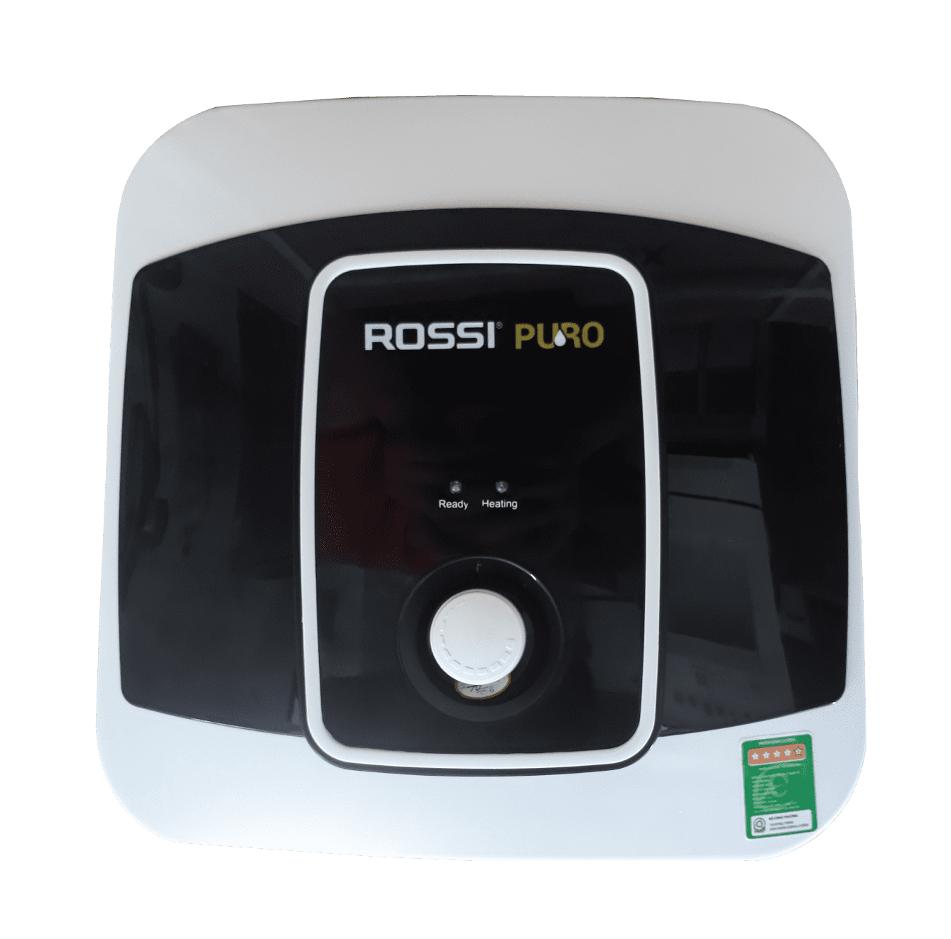 Bình tắm nóng lạnh Rossi Puro 15 lít vuông RPO 15SQ [Model 2021]