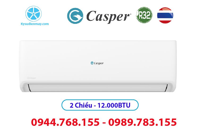 Điều hòa Casper 12000BTU 2 chiều inverter  GH-12TL32