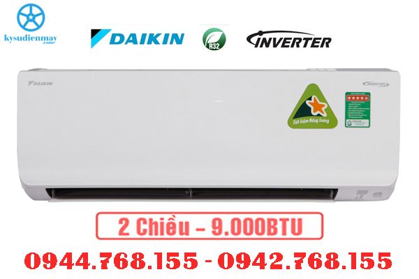 Điều hòa Daikin 9000BTU 2 chiều Inverter FTHF25VAVMV