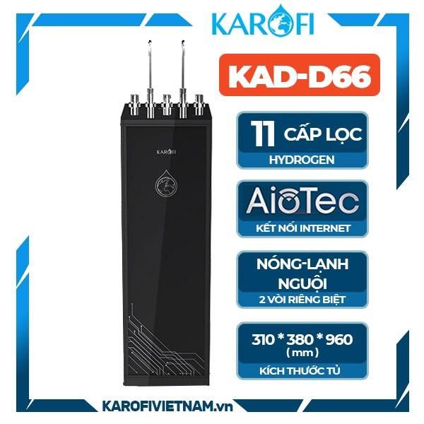 Máy lọc nước RO nóng nguội lạnh Karofi KAD-D66 11 lõi