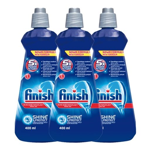 Nước làm bóng chén, bát Finish 400ml Lemon