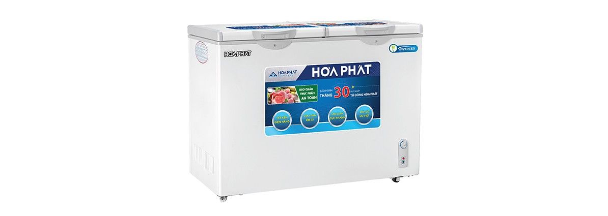 Tủ đông Funiki Hòa Phát 270 lít 2 ngăn Inverter HCFI 656S2Đ2