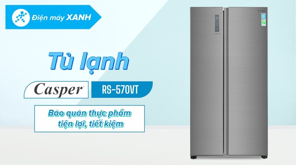 Tủ lạnh Casper Inverter 552 lít RS-570VT